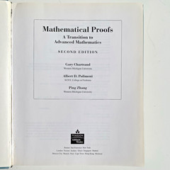 Mathematical Proofs Second Edition by Chartrand Polimeni Zhang 9780321390530