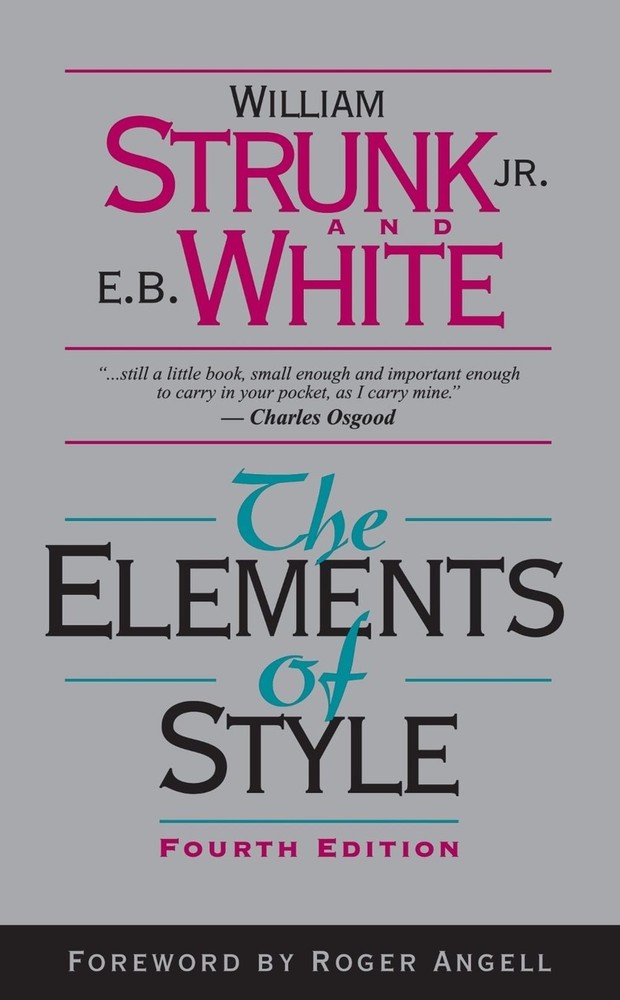 Elements of Style, The by William Jr. Strunk (English) Hardcover Book