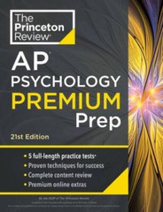 Princeton Review AP Psychology Premium Prep, 21st Edition: 5 Practice Tes – GOOD