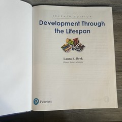 Development Through the Lifespan (7th Edition) by Laura Berk (2018, Hardcover)