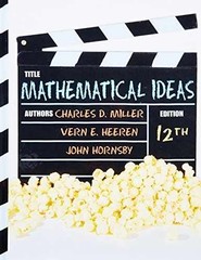 Mathematical Ideas (12th – Hardcover, by Miller Charles D.; – Very Good q