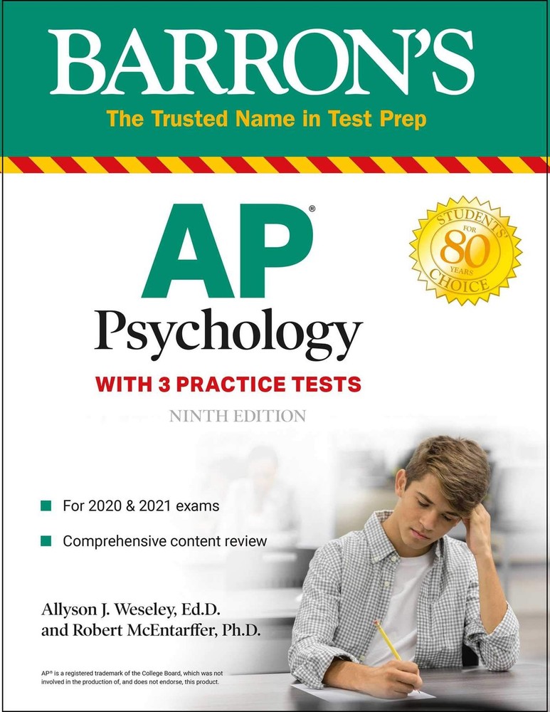 AP Psychology: With 3 Practice Tests (Barron’s Test Prep)