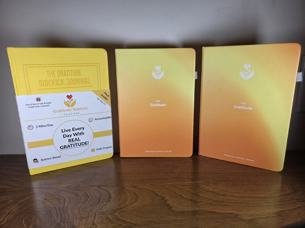 Habit Nest Set of 3 GRATITUDE Sidekick Journal Brand New & Unused LOT Notebooks
