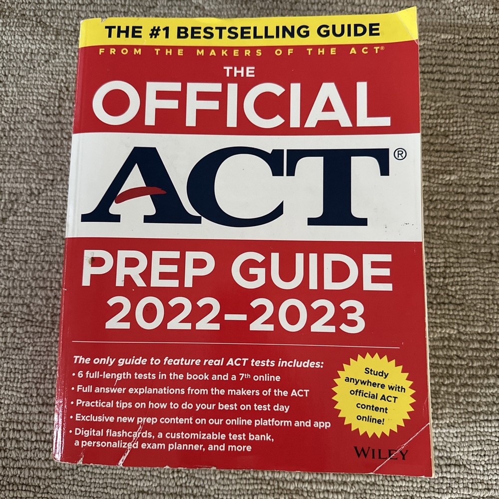 The Official ACT Prep Guide 2022-2023 – Paperback By ACT – GOOD