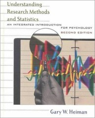 Understanding Research Methods and Statistics: An Integrated Introduction for…