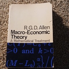 Macro-Economic Theory by R.G.D. Allen, St. Martin’s Press 1967 Paperback