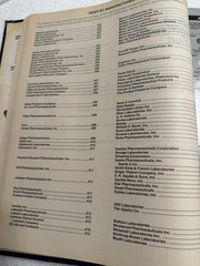 Vintage 1987 Physicians’ Desk Reference 41st Edition