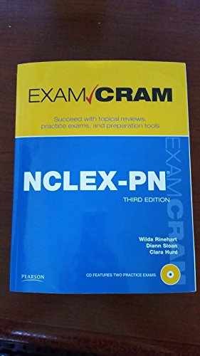 NCLEX-PN Exam Cram – Paperback, by Rinehart Wilda; Sloan Diann; – Very Good o