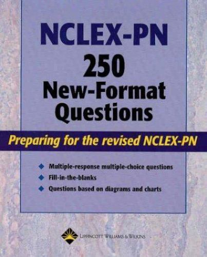 Nclex-Pn 250 New-Format Questions: Preparing- paperback, 1582553084, Springhouse