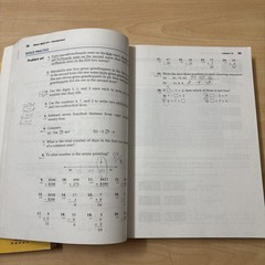 Lot 2 Saxon Math 5/4 3rd Edition Homeschool Textbook + Solutions Manual Set VG