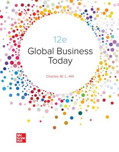 Loose-Leaf Global Business Today Ringbound Charles W. L. Hill