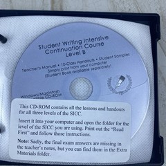IEW SWI Continuation Course Level B – Student Materials, 9 DVDs + Teacher CD-ROM