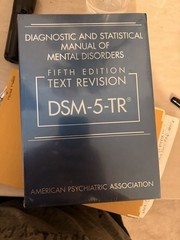 Diagnostic and Statistical Manual of Mental Disorders DSM-5-TR™