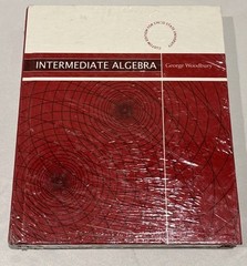 Intermediate Algebra Pearson Woodbury Chico State Edition Text Math Book