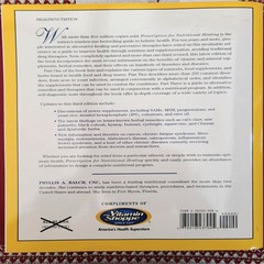 Prescription for Nutritional Healing, 1990, 3rd Edition, Balch