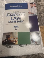 UWorld RxPrep Law Summary for MPJE 8th Edition