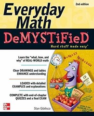 Everyday Math Demystified, 2nd – Paperback, by Gibilisco Stan – Very Good