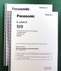 Panasonic Lumix DC-S9 Instruction Manuals: 810 Pages Two Volume Set!