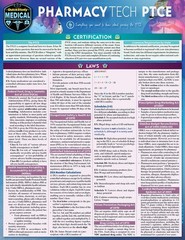 Pharmacy Technician – PTCE: QuickStudy Laminated Reference Guide (Quickstu…