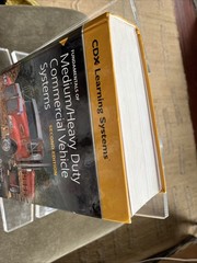 2 BOOKS! CDX Medium/Heavy Duty Commercial Vehicle System+Diesel Engines