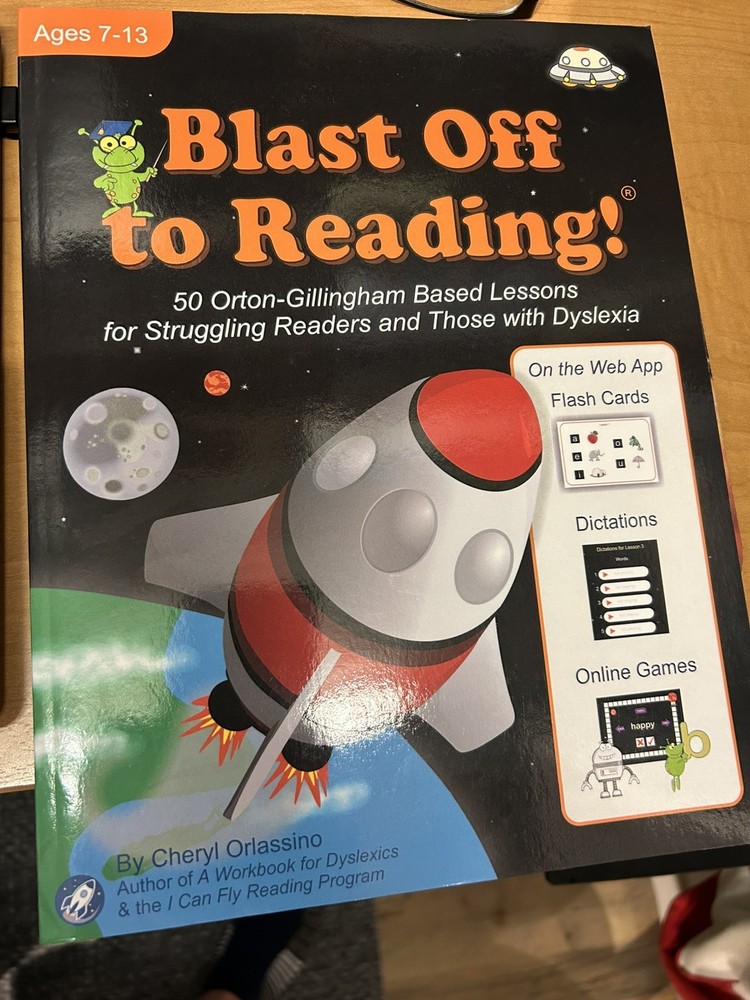 Blast Off to Reading! Paperback, by Cheryl Orlassino–Excellent Condition!