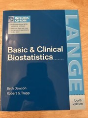Basic and Clinical Biostatistics by Susan White Brand New