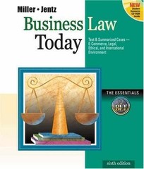 Business Law Today, The – Paperback, by Miller Roger LeRoy; – Acceptable n