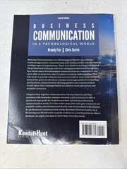 Business Communication in a Technological World Second Edition *Access Code*