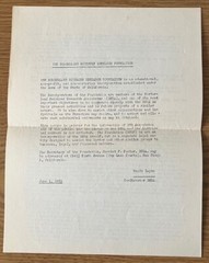 Round Robin. “Borderland Sciences Research Associates” 3 – sheets, as shown.