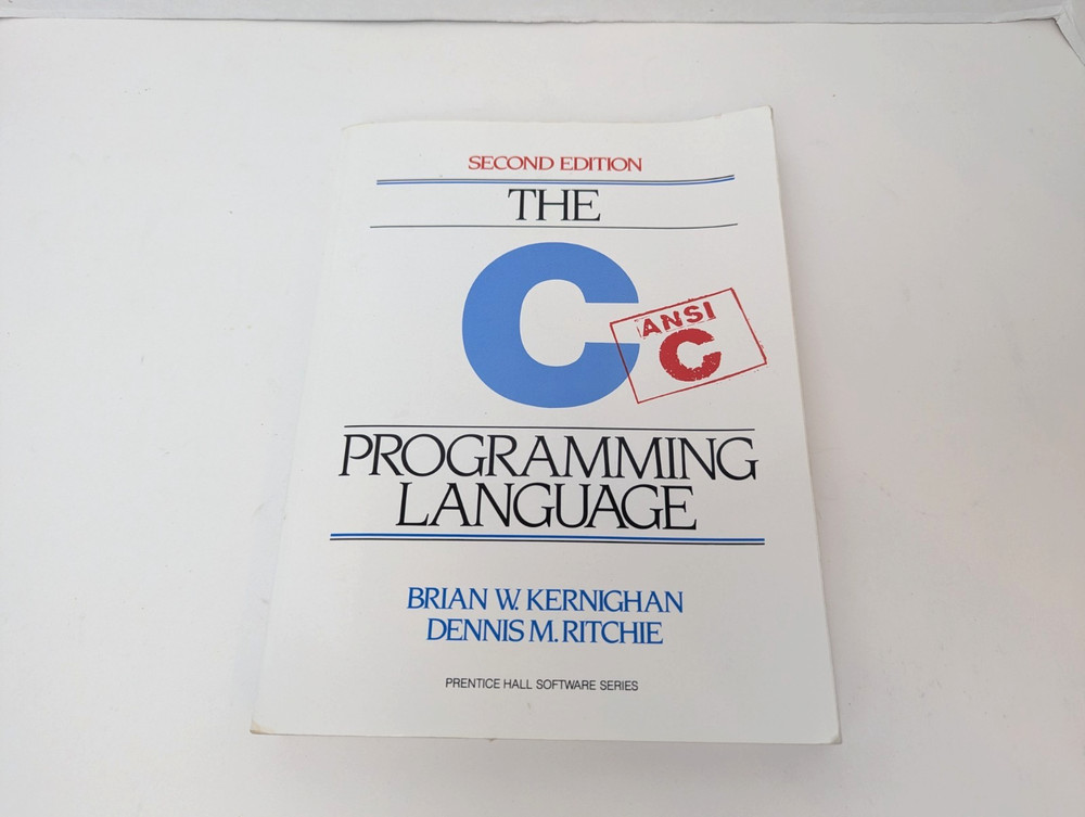 The C Programming Language 2nd Edition Kernighan, Ritchie, ISBN 0-13-110362-8
