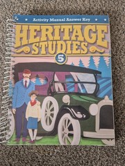 Heritage Studies 5- BJU Curriculum Lot- Activity Manual, Key, Student Text