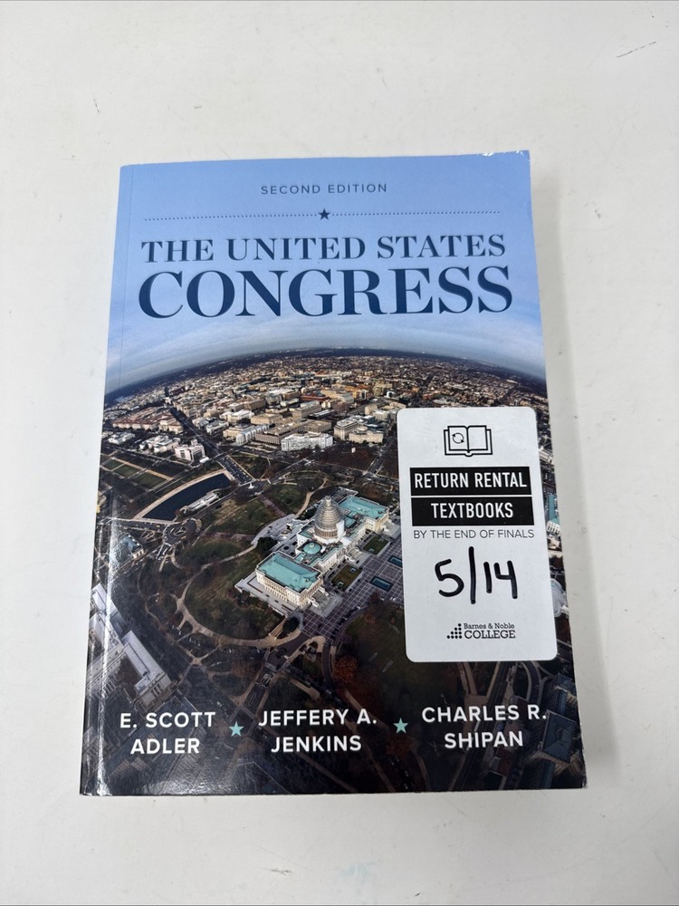 The United States Congress. Second Edition by Adler (Paperback, 2021)