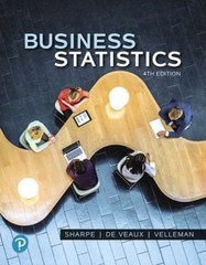 Business Statistics Hardcover Richard, Velleman, Paul, Sharpe, No