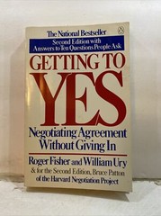 Getting To Yes – Roger Fisher & William Ury (Paperback, 1991)