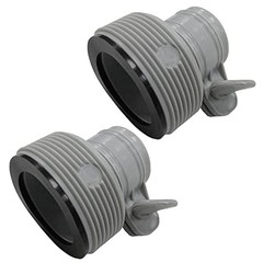Intex Hose Conversion Adapter B Kit 25009 for Pool Pumps 1.25 to 1.5 Inch Pair
