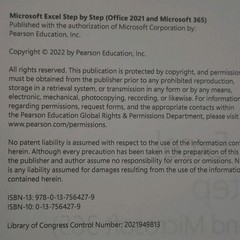 Step by Step Ser.: Microsoft Excel Step by Step (Office 2021 and Microsoft 365)