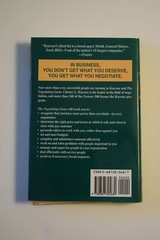 “THE NEGOTIATING GAME – How To Get What You Want,” by Chester L. Karras, New