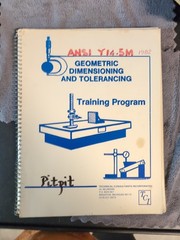 Geometric Dimensioning & Tolerancing Training Program Spiral Bound Book Vtg 1986