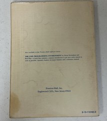 THE C PROGRAMMING LANGUAGE BY BRIAN W. KERNIGHAN & DENNIS M. RITCHIE, FREE SHIP