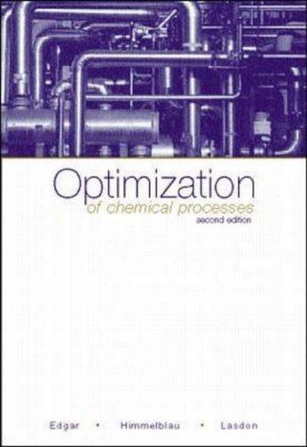 Mcgraw-Hill Chemical Engineering Ser.: Optimization of Chemical Processes by…