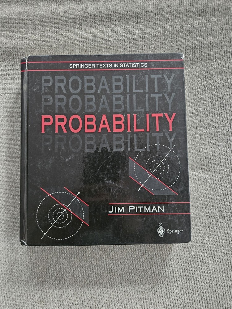 Springer Texts in Statistics. Probability by Jim Pitman (1993, Hardcover)