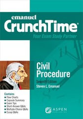 Emanuel CrunchTime Civil Procedure – paperback Emanuel, Steven L