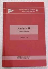 FAST SHIP-Analysis I+ Analys II BY Terence Tao, 4th ED – 2 BOOKS SET- HARDCOVER