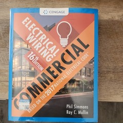 Electrical Wiring Commercial by Ray Mullin and Phil Simmons (2017, Trade…