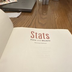 Stats: Data and Models De Veaux Velleman Bock Addison-Wesley Hardcover 2nd Ed