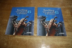 Abeka Spelling Vocabulary & Poetry 6 Sixth Edition Student Paperback Text