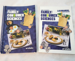 ABEKA Home Economics Family Consumer Sciences Textbook Curriculum Set–Cooking
