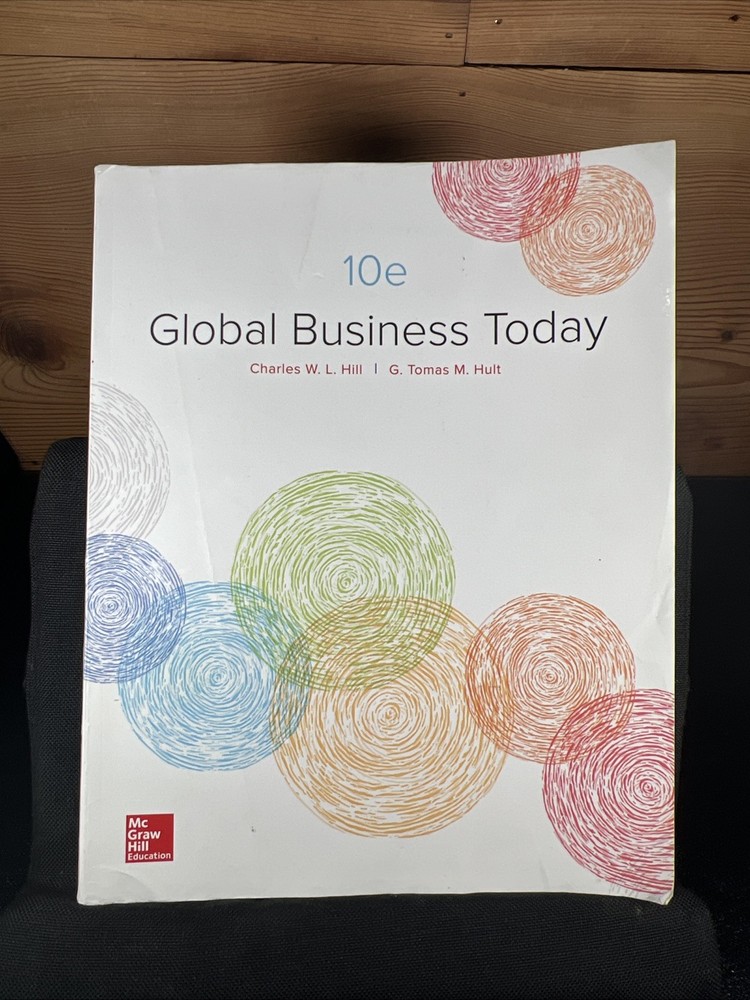 Global Business Today 10e by G. Tomas M. Hult and Charles W. L. Hill (2018 PB)