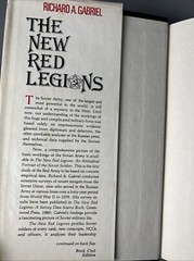 1980 The New Red Legions Richard A. Gabriel HC DJ Soviet Soldier Army
