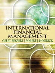 International Financial Management Hardcover Geert, Hodrick, Robe